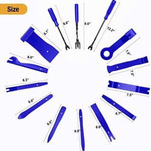 GOOACC 238Pcs Trim Removal Tool, Auto Push Pin Bumper Retainer Clip Set Fastener Terminal Remover Tool Adhesive Cable Clips Pry Kit Car Panel Radio Removal Auto Clip Pliers (GRC-207)