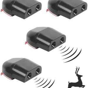 4 PCS Deer Whistles for Vehicles,Deer Horn for Car,Car Accessories Deer Warning Whistle Devices Repellent Animal Alert Horn Devices,Universal Animal Alert Accessories