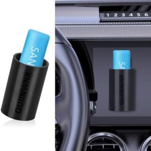 Lip Balm Holder for Car, Space Saving, Easy to Store, Anti-Lost, Preventing High Temperature Melting, Chapstick Holder Car Accessories are Suitable for Various Models (Black