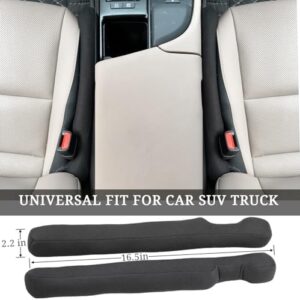 Car Seat Gap Filler Universal for Car SUV Truck Fit Organizer Accessories Fill The Gap Between Seat and Console Stop Things from Dropping Pack of 2