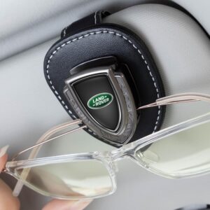 Car Sunglasses Eyeglasses Holder for Land Rover Discovery Range Rover Sport Defender Land Cruiser LR2 3 4,Visor Sunglasses Hanger for Cars,Ticket/Card Clip,Car Sun Shades Car Spectacles Clip for Visor