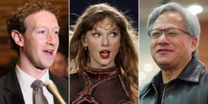 Read more about the article Mark Zuckerberg Says Nvidia’s Jensen Huang Is Tech’s Taylor Swift