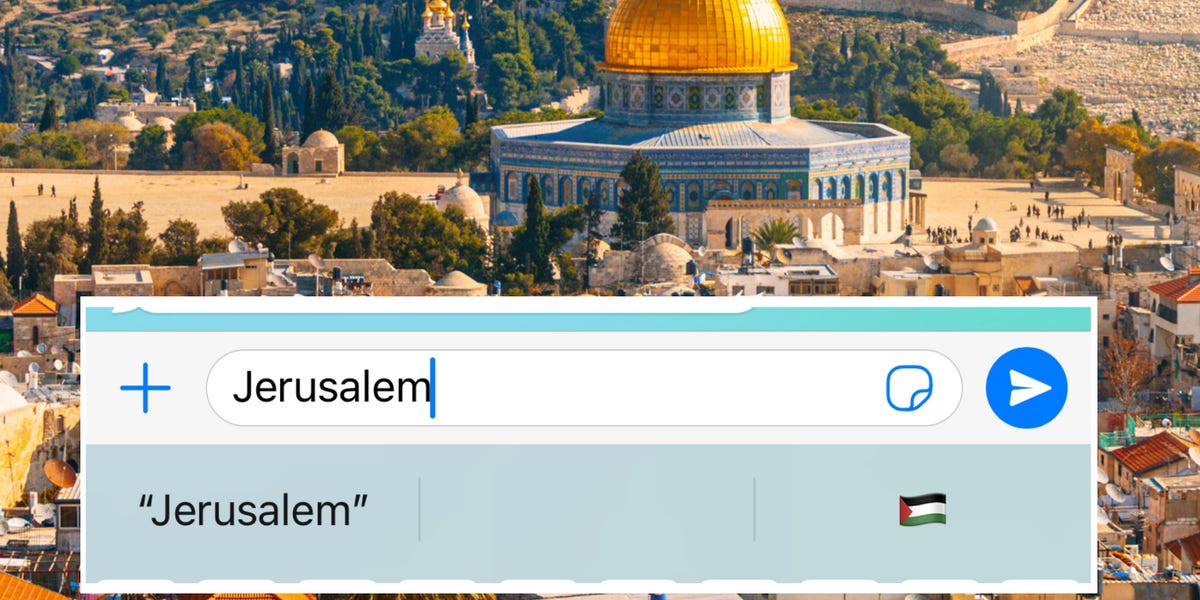 You are currently viewing Palestine Flag Shows on iPhone When Typing Jerusalem, Israel Supporters Angry