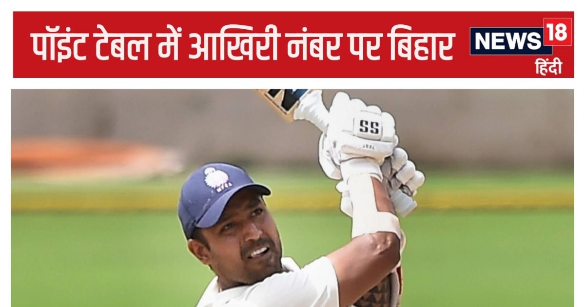 Read more about the article Bihar was deeply insulted at home, losing 12 wickets in a single day and losing the bottom spot in the points table by an innings.